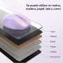 TECKNET Ratón Inalámbrico, 5 Niveles 2600 dpi, 2.4G Ratón Inalámbrico USB Ergonómico, 6 Botones, 24 Meses Duración de Batería,