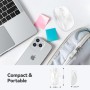 TECKNET Ratón Inalámbrico, 5 Niveles 2600 dpi, 2.4G Ratón Inalámbrico USB Ergonómico, 6 Botones, 24 Meses Duración de Batería,