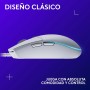 Logitech G203 LIGHTSYNC Ratón USB Gaming con Iluminación RGB Personalizable, 6 Botones Programables, Captor 8K para Gaming,