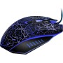 VGUARD Ratón Gaming con Cable, 4 dpi Ajustables hasta 2400, Gaming Mouse Óptico, Ratón Ergonómico Óptico RGB con 6 Botones y LED