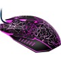 VGUARD Ratón Gaming con Cable, 4 dpi Ajustables hasta 2400, Gaming Mouse Óptico, Ratón Ergonómico Óptico RGB con 6 Botones y LED