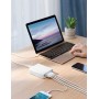 Anker PowerPort + 5 Cargador USB de Pared con 5 Puertos 60W, USB-C Tipo c con para MacBook, Samsung Galaxy S9, Nexus 5X / 6P y