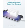 Cargador USB-C de 30 W, Cargador Anker 312 con diseño Compacto, Carga rápida de Alta Velocidad para Samsung S23, MacBook Air,