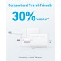 Cargador USB-C de 30 W, Cargador Anker 312 con diseño Compacto, Carga rápida de Alta Velocidad para Samsung S23, MacBook Air,