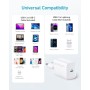 Cargador USB-C de 30 W, Cargador Anker 312 con diseño Compacto, Carga rápida de Alta Velocidad para Samsung S23, MacBook Air,