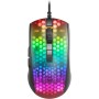 Mars Gaming MMG, Ratón Gaming Compacto 3200 dpi RGB Flow, Switches Mecánicos HUANO, Diseño Ligero Antideslizante, 6 Botones,