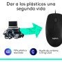 Logitech M100 Ratón con Cable USB, 3 Botones, Seguimiento Óptimo 1000 DPI, Ambidestro, Compatible con PC, Mac, Portátil - Negro