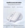 TECKNET Silenciosos Ratón con Cable USB de 1,5 m, 6 Botones, hasta 6400DPI, Superficie Antihuellas para Computadora Portátil,