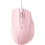 TECKNET Silenciosos Ratón con Cable USB de 1,5 m, 6 Botones, hasta 6400DPI, Superficie Antihuellas para Computadora Portátil,
