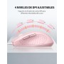 TECKNET Silenciosos Ratón con Cable USB de 1,5 m, 6 Botones, hasta 6400DPI, Superficie Antihuellas para Computadora Portátil,