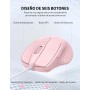 TECKNET Silenciosos Ratón con Cable USB de 1,5 m, 6 Botones, hasta 6400DPI, Superficie Antihuellas para Computadora Portátil,