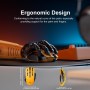 Uineer Ratón con Cable, 7200 dpi Ajustable y 6 Botones, diseño ergonómico, ratón óptico USB optimizado para PC portátil para