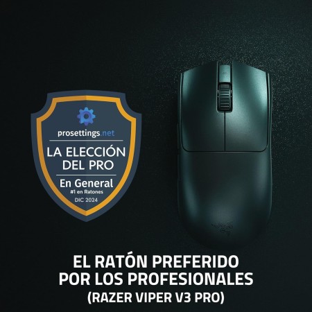 Razer Viper V3 HyperSpeed - Ratón inalámbrico para esports (Sensor óptico Focus Pro 30K, Hasta 280 horas de duración batería,