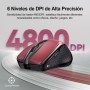 TECKNET Ratón Inalámbrico Recargable, Ratón Inalámbrico Silencioso, Reducción de Ruido hasta un 90%, 4800 dpi, 6 Botones
