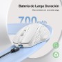 TECKNET Ratón Inalámbrico Recargable, Ratón Inalámbrico Silencioso, Reducción de Ruido hasta un 90%, 4800 dpi, 6 Botones