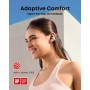 Soundcore AeroClip de Anker, Auriculares Open-Ear, Comodidad de adaptación, Llamadas nítidas con 4 micrófonos con IA, Ajuste
