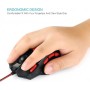 zelotes T90 Ratón Gaming con Cable, 9200 dpi con Iluminación Personalizable, 8 Botones Programables, Raton con Cable USB para