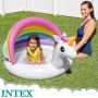Intex Piscina Hinchable bebé con Parasol, Piscina Inflable Unicornio, para niños, Piscina Hinchable bebé 2 años, 127x102x69 cm,