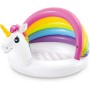 Intex Piscina Hinchable bebé con Parasol, Piscina Inflable Unicornio, para niños, Piscina Hinchable bebé 2 años, 127x102x69 cm,