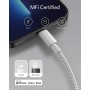 Anker 331 Cable de USB C a Lightning, Cable de carga de nailon USB-C a Lightning [300 cm] para iPhone 13,13 Pro 12 Pro Max 12 11