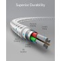 Anker 331 Cable de USB C a Lightning, Cable de carga de nailon USB-C a Lightning [300 cm] para iPhone 13,13 Pro 12 Pro Max 12 11