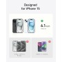 Anker MagGo Magnetic Case with Stand (2-in-1, 360° Silicone Ring) for iPhone 15