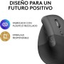 Logitech Lift Ratón Ergonómico Vertical, Inalámbrico, Bluetooth o receptor Logi Bolt USB, clics Silenciosos, 4 botones,