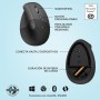 Logitech Lift Ratón Ergonómico Vertical, Inalámbrico, Bluetooth o receptor Logi Bolt USB, clics Silenciosos, 4 botones,