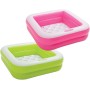 Intex 57101 - Piscina infantil hinchable cuadrada 86x86x25cm, (Colores Aleatorios)