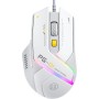 INPHIC PG1 Ratón Gaming con Cable, Ratón RGB Ergonómico de 12800 dpi (6 Niveles), 6 Botones Programables, Iluminación RGB