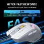 INPHIC PG1 Ratón Gaming con Cable, Ratón RGB Ergonómico de 12800 dpi (6 Niveles), 6 Botones Programables, Iluminación RGB
