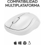 Logitech M240 Silencioso Bluetooth Ratón, inalámbrico, compacto, portátil, seguimiento suave, batería 18 meses, Windows, macOS,