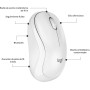 Logitech M240 Silencioso Bluetooth Ratón, inalámbrico, compacto, portátil, seguimiento suave, batería 18 meses, Windows, macOS,