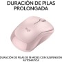 Logitech M240 Silencioso Bluetooth Ratón, inalámbrico, compacto, portátil, seguimiento suave, batería 18 meses, Windows, macOS,