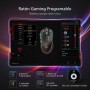 VIVIJO Ratón Gaming con Cable, 5 dpi Adjustables hasta 7200, Mouse Óptico, Ergonómico, RGB con 8 programables Botones y
