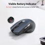 acer Ratón Inalámbrico Ergonómico, 2,4 GHz Wireless Mouse con 3 dpi Niveles Ajustables, Mouse Inalámbrico Ópticode 6 Botones,