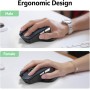 acer Ratón Inalámbrico Ergonómico, 2,4 GHz Wireless Mouse con 3 dpi Niveles Ajustables, Mouse Inalámbrico Ópticode 6 Botones,