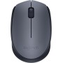 Logitech Ratón inalámbrico M170, 2,4 GHz con nanorreceptor USB, seguimiento óptico, batería de 12 meses de duración, ambidextro,