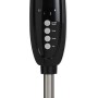 Amazon Basics Oscillating Digital Standing Fan with 3 Dual Blades and Remote Control, Black