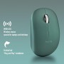 NGS Fog Pro Green - Ratón Inalámbrico Óptico de 1000 dpi, Interfaz Nano USB, Botones Silenciosos, 2 Botones y Rueda de