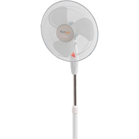 Clivex Eco Foot and Wall Oscillating Fan 3 Speeds 40 cm (45W) With Stand and Extendable Height