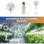Clivex Eco Foot and Wall Oscillating Fan 3 Speeds 40 cm (45W) With Stand and Extendable Height