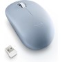 NGS Fog Pro Green - Ratón Inalámbrico Óptico de 1000 dpi, Interfaz Nano USB, Botones Silenciosos, 2 Botones y Rueda de