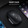 INPHIC Raton inalámbrico, 2.4G Raton inalámbrico Recargable con Receptor USB, 3 Niveles Ajustables De dpi para Computadora