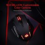 Redragon M908 Impact RGB - Raton Gaming para juegos MMO - Botones laterales - Sensor óptico con 12,400 DPI, Ratón para Windows