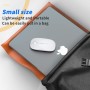 Anmck - Ratón inalámbrico silencioso e inalámbrico USB para Ordenador portátil, Recargable, Rango Remoto de 10 m, 1600 dpi, 3