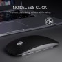Uiosmuph G11 Ratón Inalámbrico Recargable, Mouse Wireless 2,4 GHz con Receptor Tipo C y USB, Clics Silenciosos, Ratón Óptico