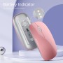 Uiosmuph G11 Ratón Inalámbrico Recargable, Mouse Wireless 2,4 GHz con Receptor Tipo C y USB, Clics Silenciosos, Ratón Óptico