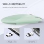 Uiosmuph G11 Ratón Inalámbrico Recargable, Mouse Wireless 2,4 GHz con Receptor Tipo C y USB, Clics Silenciosos, Ratón Óptico