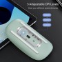 Uiosmuph G11 Ratón Inalámbrico Recargable, Mouse Wireless 2,4 GHz con Receptor Tipo C y USB, Clics Silenciosos, Ratón Óptico